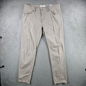 Brax Cooper Fancy Mens Regular Fit Pants Tan Beige 35x32